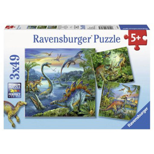 Picture of PUZZLE DINOSAURS 3X49